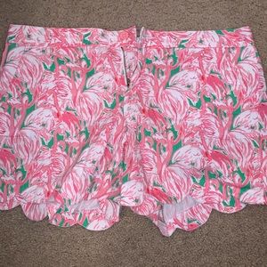 Lilly Pulitzer flamingo shorts size 12